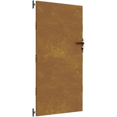 vidaXL Porte de jardin 85x200 cm Acier Corten - Porte de jardin vidaXL Porte de jardin 85x200 cm Acier Corten - Porte de jardin