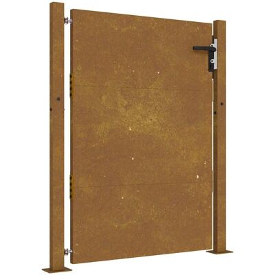 VIDAXL Porte de Jardin - Acier corten, 105x155 cm VIDAXL Porte de Jardin - Acier corten, 105x155 cm