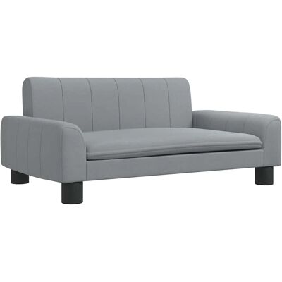 vidaXL Lit pour Chiens Gris Clair 70x45x30 cm Tissu - Lit pour Chiens - Publicité vidaXL Lit pour Chiens Gris Clair 70x45x30 cm Tissu - Lit pour Chiens - Publicité