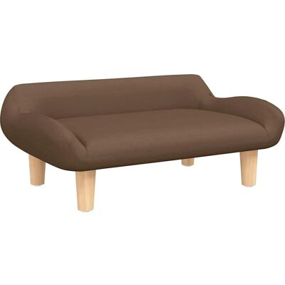Vidaxl Bruine hondenmand - 70x40x24 cm in stof Vidaxl Bruine hondenmand - 70x40x24 cm in stof