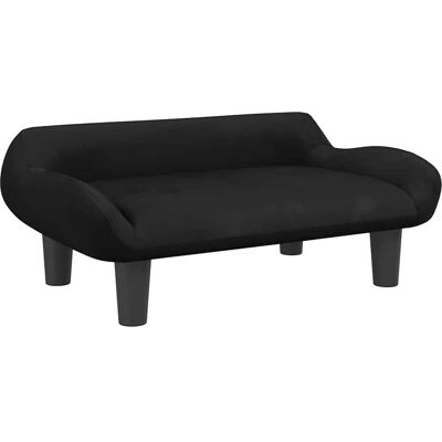 vidaXL Hundeseng med fløjlcover - Lille, Sort, 70x40x24 cm vidaXL Hundeseng med fløjlcover - Lille, Sort, 70x40x24 cm