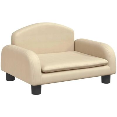 vidaXL Hundebett Creme 50x40x30 cm Stoff - Hundebett vidaXL Hundebett Creme 50x40x30 cm Stoff - Hundebett