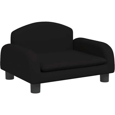 vidaXL Hondenbed Zwart 50x40x30 cm Stoff - Hondenbed vidaXL Hondenbed Zwart 50x40x30 cm Stoff - Hondenbed