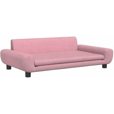 vidaXL Hundeseng Rosa 100x54x33 cm Fløjl - Dog Bed vidaXL Hundeseng Rosa 100x54x33 cm Fløjl - Dog Bed