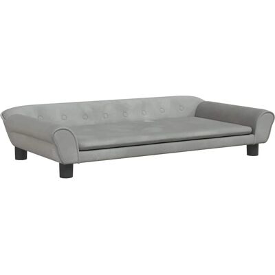 vidaXL Hundebett Hellgrau - 100x50x21 cm - Kleines Haustiersofa vidaXL Hundebett Hellgrau - 100x50x21 cm - Kleines Haustiersofa