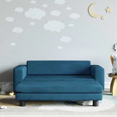 MAISONCHIC Haustiersofa mit Erweiterung - Blau 100x50x30 cm MAISONCHIC Haustiersofa mit Erweiterung - Blau 100x50x30 cm