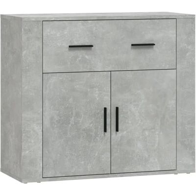 vidaXL 816572 Betonggrau Sideboard - Sideboard, Stauraum, Organizer vidaXL 816572 Betonggrau Sideboard - Sideboard, Stauraum, Organizer