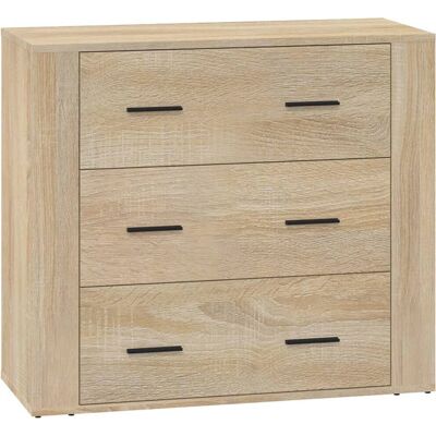 vidaXL Sonoma Eichen Sideboard - Wohnzimmer Stauraum vidaXL Sonoma Eichen Sideboard - Wohnzimmer Stauraum