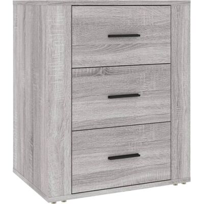 vidaXL Nachttisch - 816718 - Grau Sonoma - Nachttisch - Nachttisch vidaXL Nachttisch - 816718 - Grau Sonoma - Nachttisch - Nachttisch