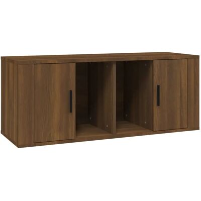 vidaXL 816807 Meuble TV Chêne Marron - Meuble TV - Publicité vidaXL 816807 Meuble TV Chêne Marron - Meuble TV - Publicité