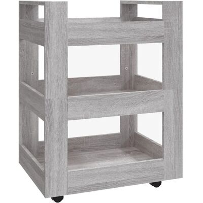 vidaXL Küchenwagen Grau Sonoma 60x45x80 cm Spanplatte - Küchenwagen vidaXL Küchenwagen Grau Sonoma 60x45x80 cm Spanplatte - Küchenwagen