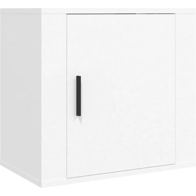 vidaXL Wandmontierte Nachttische 2 St. Weiß - Nachttisch vidaXL Wandmontierte Nachttische 2 St. Weiß - Nachttisch