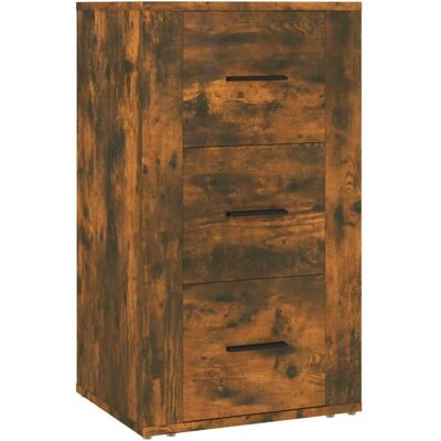 vidaXL 819425 Rauch Eichen Sideboard - Wohnzimmeraufbewahrung vidaXL 819425 Rauch Eichen Sideboard - Wohnzimmeraufbewahrung