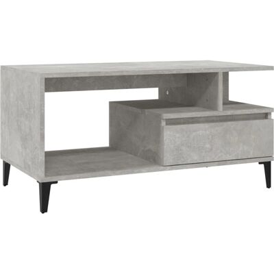 vidaXL 819624 Couchtisch - Robustes Sperrholz, stabile Metallfüße, 90x49x45 cm vidaXL 819624 Couchtisch - Robustes Sperrholz, stabile Metallfüße, 90x49x45 cm