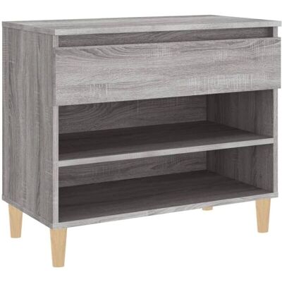 vidaXL Sonoma Graues Schuhschrank - Stauraum für Schuhe vidaXL Sonoma Graues Schuhschrank - Stauraum für Schuhe