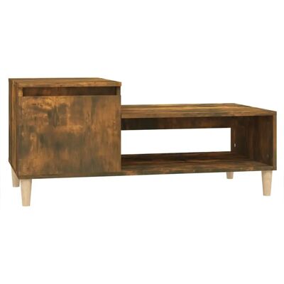 vidaXL Couchtisch Räuchereiche 100x50x45 cm - Beistelltisch vidaXL Couchtisch Räuchereiche 100x50x45 cm - Beistelltisch