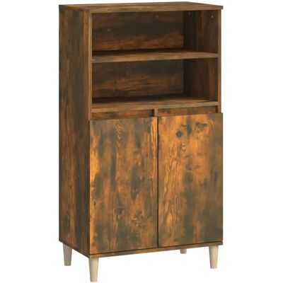 vidaXL Highboard Räuchereiche - Schrank mit Stauraum vidaXL Highboard Räuchereiche - Schrank mit Stauraum
