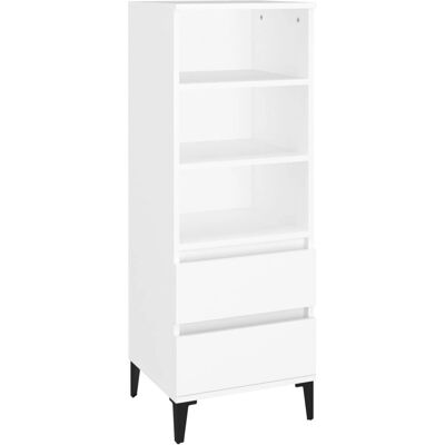 vidaXL Hochboard Weiß 40x36x110 cm Sperrholz - Sideboard vidaXL Hochboard Weiß 40x36x110 cm Sperrholz - Sideboard