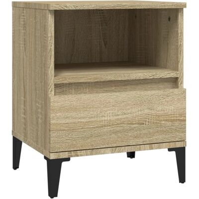 vidaXL 40x35x50 cm Yöpöytä Sonoma tammi - Yöpöytä vidaXL 40x35x50 cm Yöpöytä Sonoma tammi - Yöpöytä