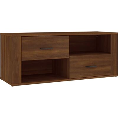 vidaXL TV-Schrank Eiche Braun 100x35x40cm - TV-Schrank vidaXL TV-Schrank Eiche Braun 100x35x40cm - TV-Schrank