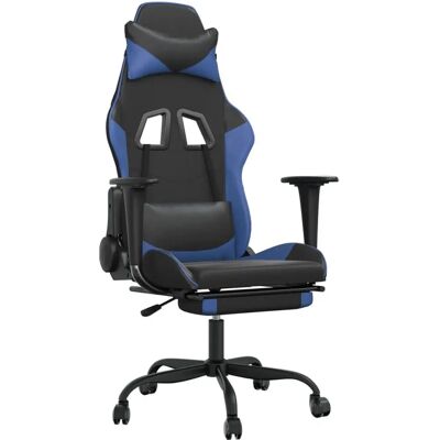 VidaXL Gaming-Stuhl - Verstellbar Blau & Schwarz - Gaming Stuhl VidaXL Gaming-Stuhl - Verstellbar Blau & Schwarz - Gaming Stuhl