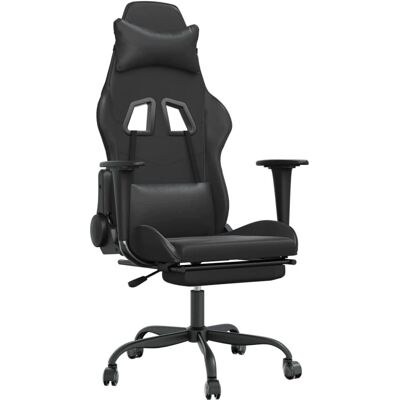 VidaXL 37560 Gaming-Stuhl - Verstellbar, Schwarz VidaXL 37560 Gaming-Stuhl - Verstellbar, Schwarz