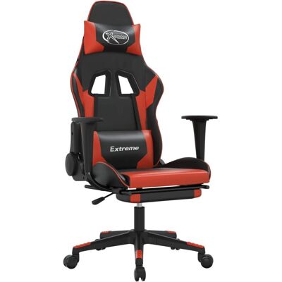 vidaXL Gaming-Stuhl - Verstellbarer Rücken & Fußstütze - Stabil & Leicht Zusammenzubauen vidaXL Gaming-Stuhl - Verstellbarer Rücken & Fußstütze - Stabil & Leicht Zusammenzubauen