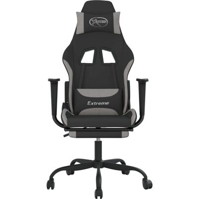 Sedia Gaming Maisonchic - Regolabile in Altezza & Inclinazione - Nero e Grigio Chiaro Sedia Gaming Maisonchic - Regolabile in Altezza & Inclinazione - Nero e Grigio Chiaro