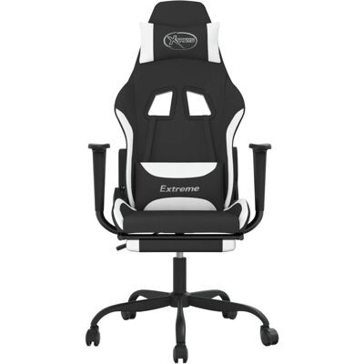 VIDAXL Gaming-Stuhl mit verstellbarer Rückenlehne und Fußstütze - Gaming Stuhl VIDAXL Gaming-Stuhl mit verstellbarer Rückenlehne und Fußstütze - Gaming Stuhl