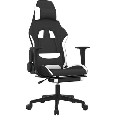 vidaXL 3143750 Gaming-Stuhl Schwarz und Orange Stoff - Schwarz vidaXL 3143750 Gaming-Stuhl Schwarz und Orange Stoff - Schwarz