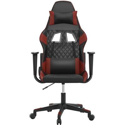 Vidaxl Gaming-Stuhl mit Synthetischem Leder - Schwarz und Burgund - Gamer Stuhl Vidaxl Gaming-Stuhl mit Synthetischem Leder - Schwarz und Burgund - Gamer Stuhl