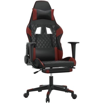 Chaise Gaming VIDAXL - Récupération et repose-pieds réglables - Cuir synthétique durable Chaise Gaming VIDAXL - Récupération et repose-pieds réglables - Cuir synthétique durable