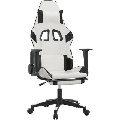VidaXL 3143773 Gaming-Stuhl - Verstellbarer Rücken & Fußstütze VidaXL 3143773 Gaming-Stuhl - Verstellbarer Rücken & Fußstütze