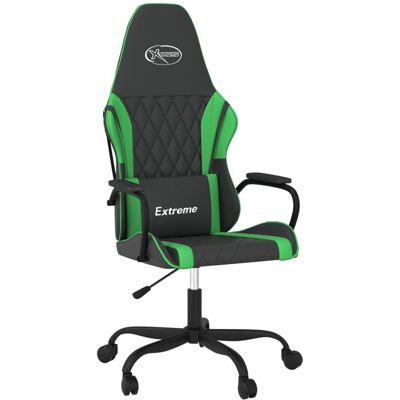 Silla de juegos VidaXL 3143778 - Negro y Verde - Silla Gaming Silla de juegos VidaXL 3143778 - Negro y Verde - Silla Gaming