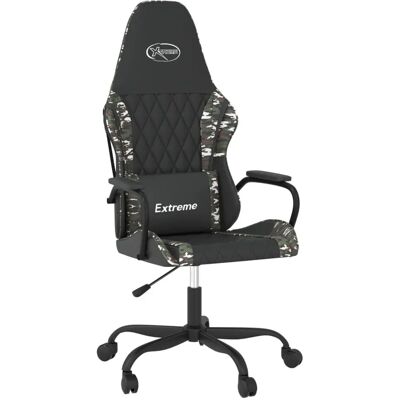 vidaXL Gaming-Stuhl - Langlebiges Kunstleder - Höhenverstellbar - 360° Drehbar - Gaming-Stuhl vidaXL Gaming-Stuhl - Langlebiges Kunstleder - Höhenverstellbar - 360° Drehbar - Gaming-Stuhl