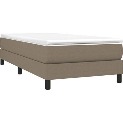 Cadre de Lit en Tissu Taupe 80x200cm vidaXL - Structure de Lit - Publicité Cadre de Lit en Tissu Taupe 80x200cm vidaXL - Structure de Lit - Publicité
