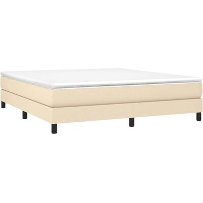 Lit box spring vidaXL - Pieds de soutien, Lattes en contreplaqué, Tissu respirant - Lit box spring - Publicité Lit box spring vidaXL - Pieds de soutien, Lattes en contreplaqué, Tissu respirant - Lit box spring - Publicité