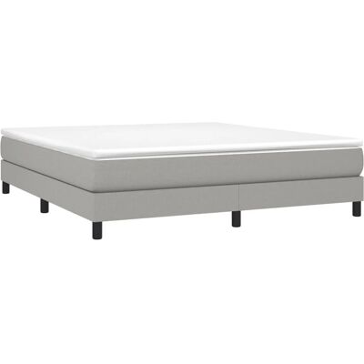 vidaXL Boxspringbett Hellgrau 180x200 cm - Bettrahmen vidaXL Boxspringbett Hellgrau 180x200 cm - Bettrahmen