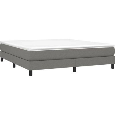 Maisonchic Cadre de Lit en Tissu Gris Foncé - Type de Lit - Publicité Maisonchic Cadre de Lit en Tissu Gris Foncé - Type de Lit - Publicité