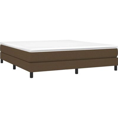 vidaXL Boxspringbett - Stützfüße, Sperrholzlatten, Braun - Bettgestell vidaXL Boxspringbett - Stützfüße, Sperrholzlatten, Braun - Bettgestell