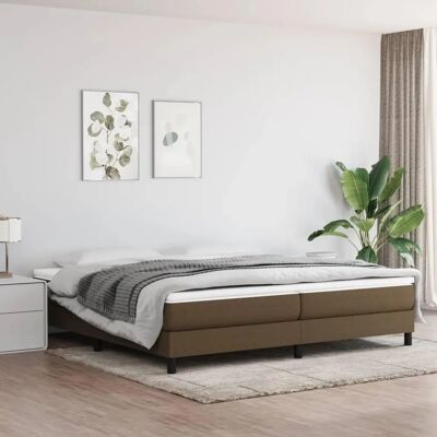 vidaXL Bedframe - 200x200cm - Donkerbruin - Bed vidaXL Bedframe - 200x200cm - Donkerbruin - Bed