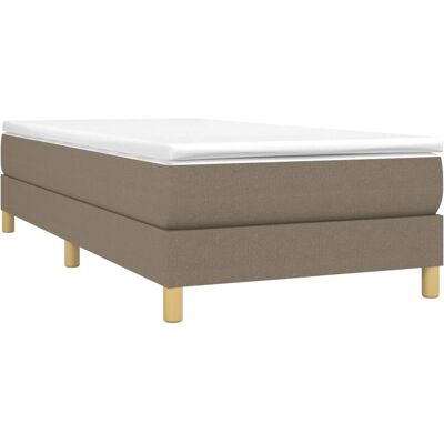 vidaXL - Estructura de Cama box spring adulto tela gris taupe - Sengeramme vidaXL - Estructura de Cama box spring adulto tela gris taupe - Sengeramme