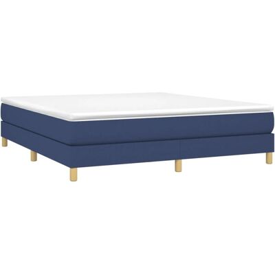 vidaXL Struttura Letto box spring blu 180x200cm vidaXL Struttura Letto box spring blu 180x200cm