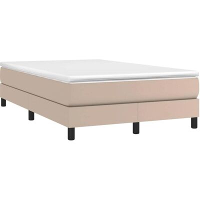 Structure de lit box spring cappuccino - 120x200 cm - Publicité Structure de lit box spring cappuccino - 120x200 cm - Publicité