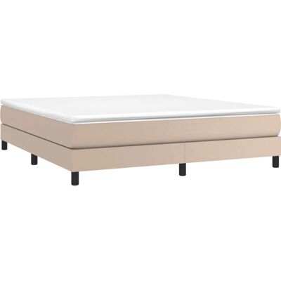 vidaXL Cadre de Lit Cappuccino 180x200 cm - Solide et Moderne - Publicité vidaXL Cadre de Lit Cappuccino 180x200 cm - Solide et Moderne - Publicité