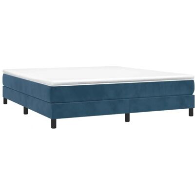 vidaXL Boxspringbett Dunkelblau - Bett vidaXL Boxspringbett Dunkelblau - Bett