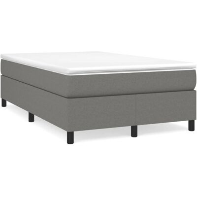 Struttura letto in tessuto grigio scuro vidaXL - Letto Struttura letto in tessuto grigio scuro vidaXL - Letto