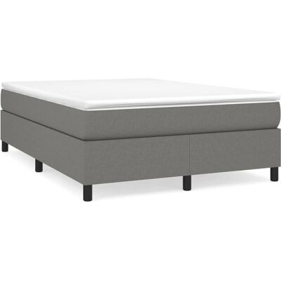 Structure de lit gris foncé 140x200 cm - Cadre de lit Structure de lit gris foncé 140x200 cm - Cadre de lit