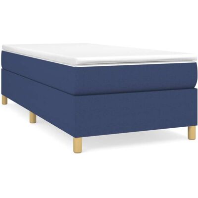 VidaXL Bettgestell - Robust, Blau, Holzlatten VidaXL Bettgestell - Robust, Blau, Holzlatten