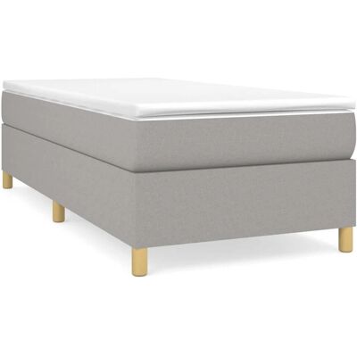 vidaXL Structure de Lit - Pieds, Lattes en Bois, 90x200cm - Lit vidaXL Structure de Lit - Pieds, Lattes en Bois, 90x200cm - Lit